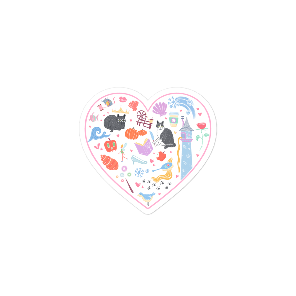 Princess Heart Sticker