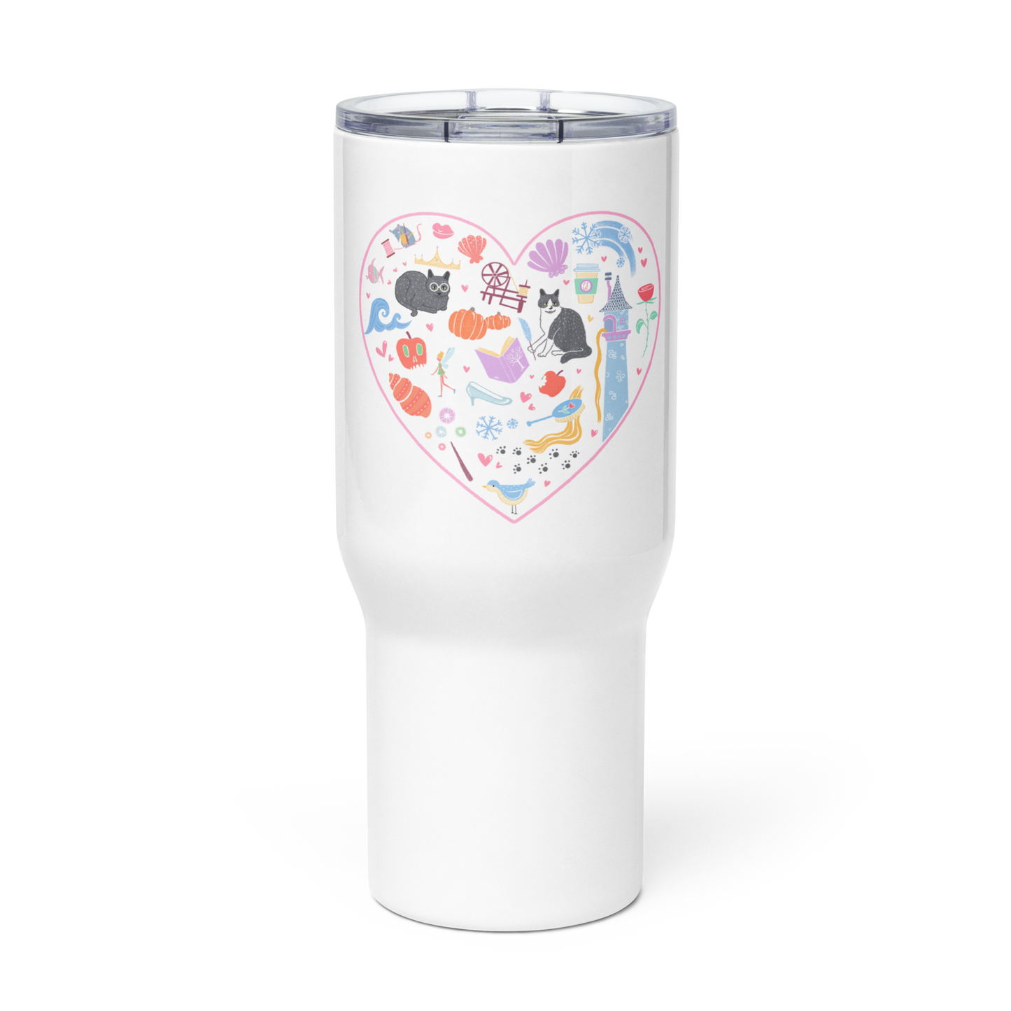 Princess Heart Travel Mug